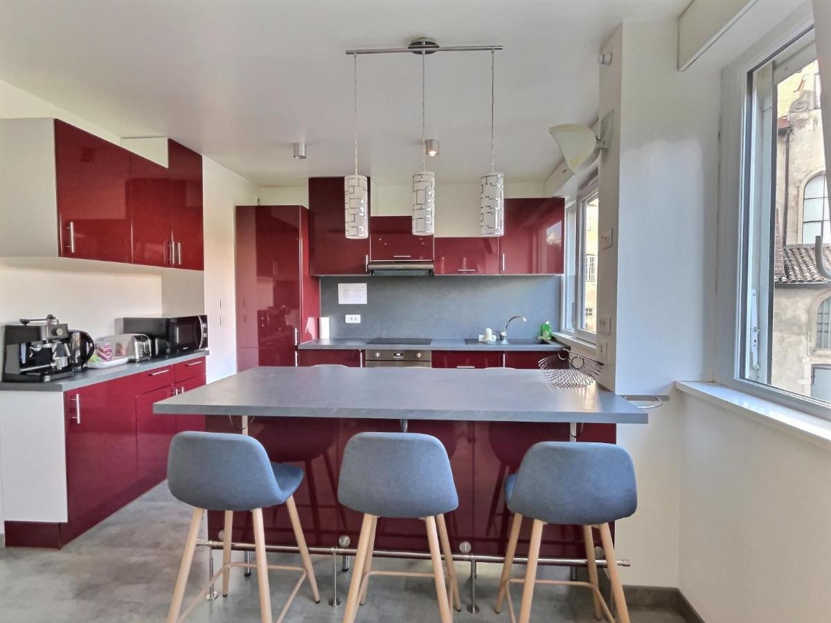 "Magic Red" De Miss.K Conciergerie Apartment Macon Exterior photo